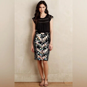 Anthropologie Beguile by Byron Lars Paillette Pencil Skirt Size: 2